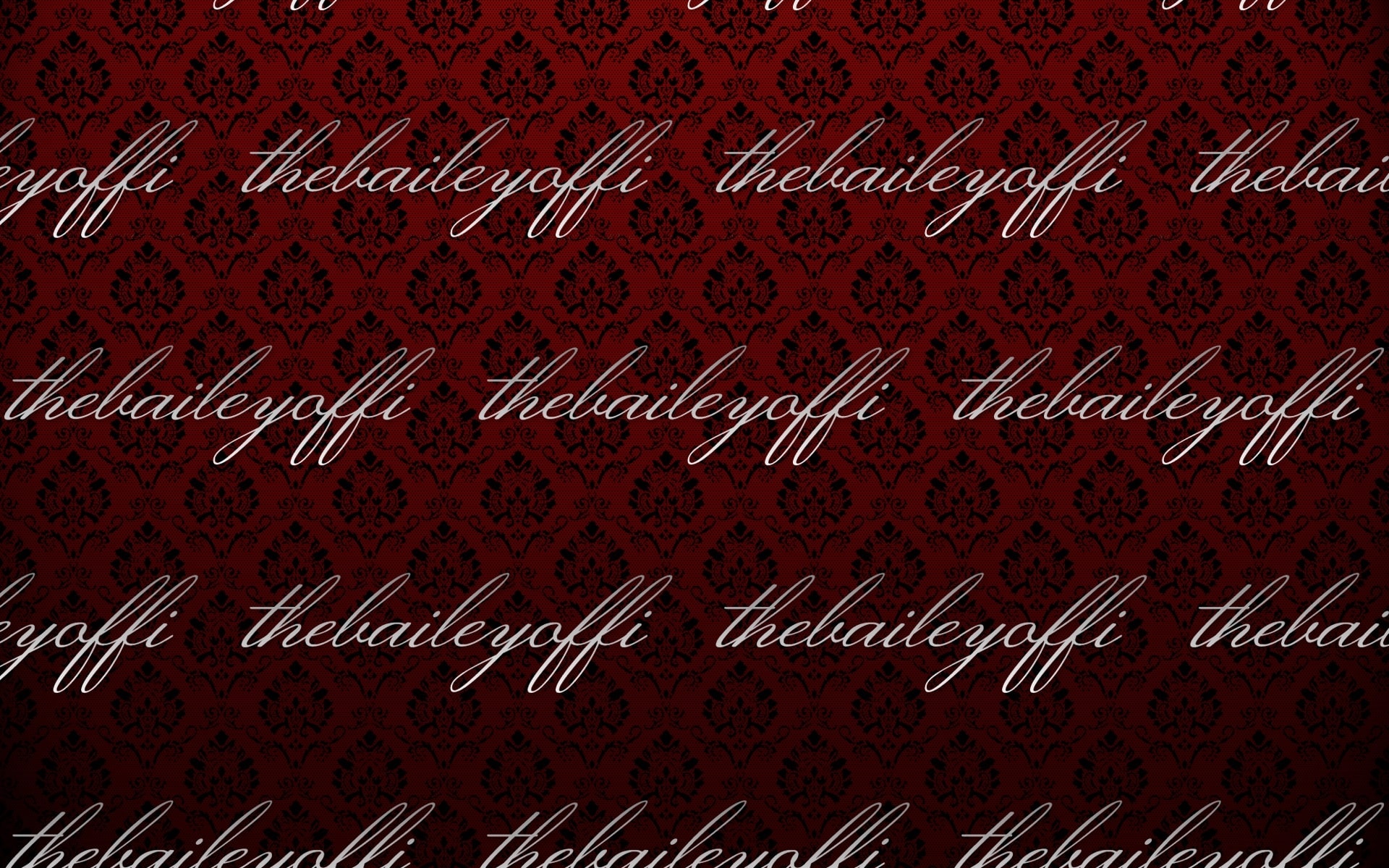 THEBAILEYOFFI Investment Consortium — damask pattern, Illya Bailey
